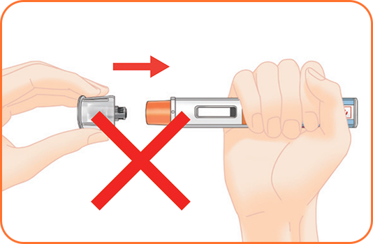 保護キャップを再度取り付けない
