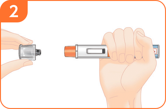 2 キャップを外す